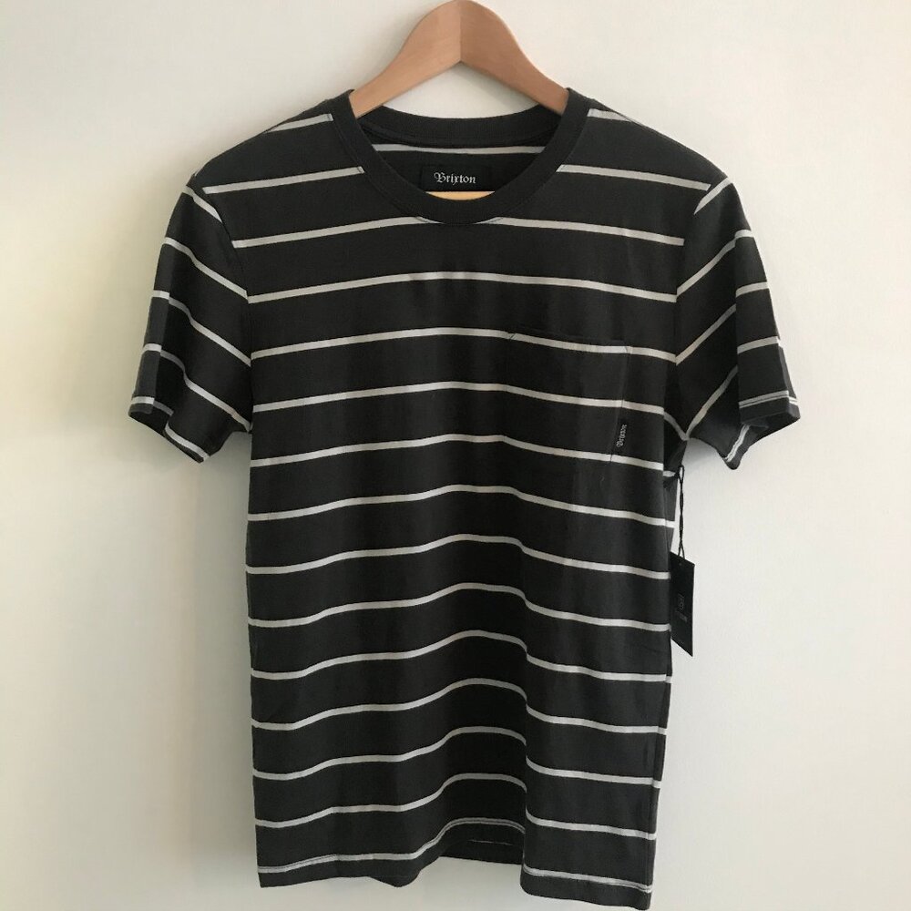 NWT Brixton Short Sleeve Striped Tee XS